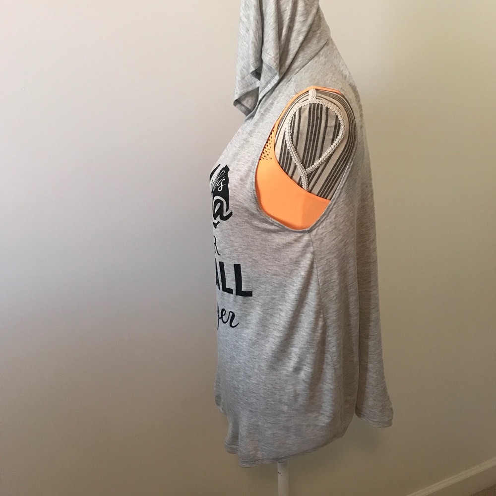 Seamless Tangerine Sports Bra - Picture 8 of 8